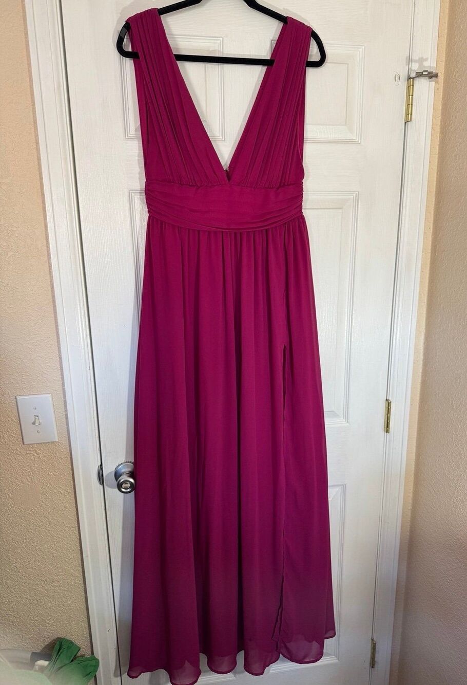 Lulus Heavenly Hues Magenta Maxi Dress in medium